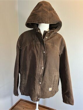 Carhartt Women's Dark Brown Sandstone Berkley Jacket Size XL